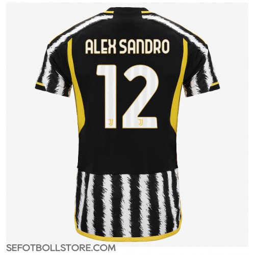 Juventus Alex Sandro #12 Replika Hemmatröja 2023-24 Kortärmad